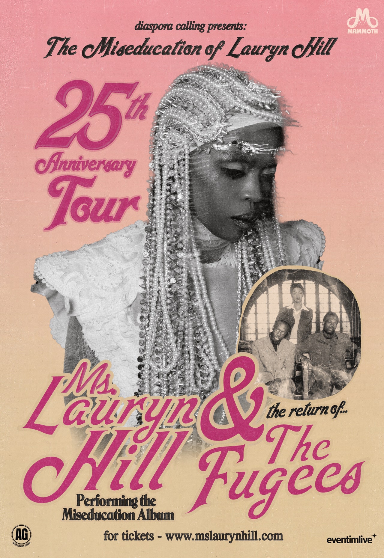 Ms. Lauryn Hill tour poster