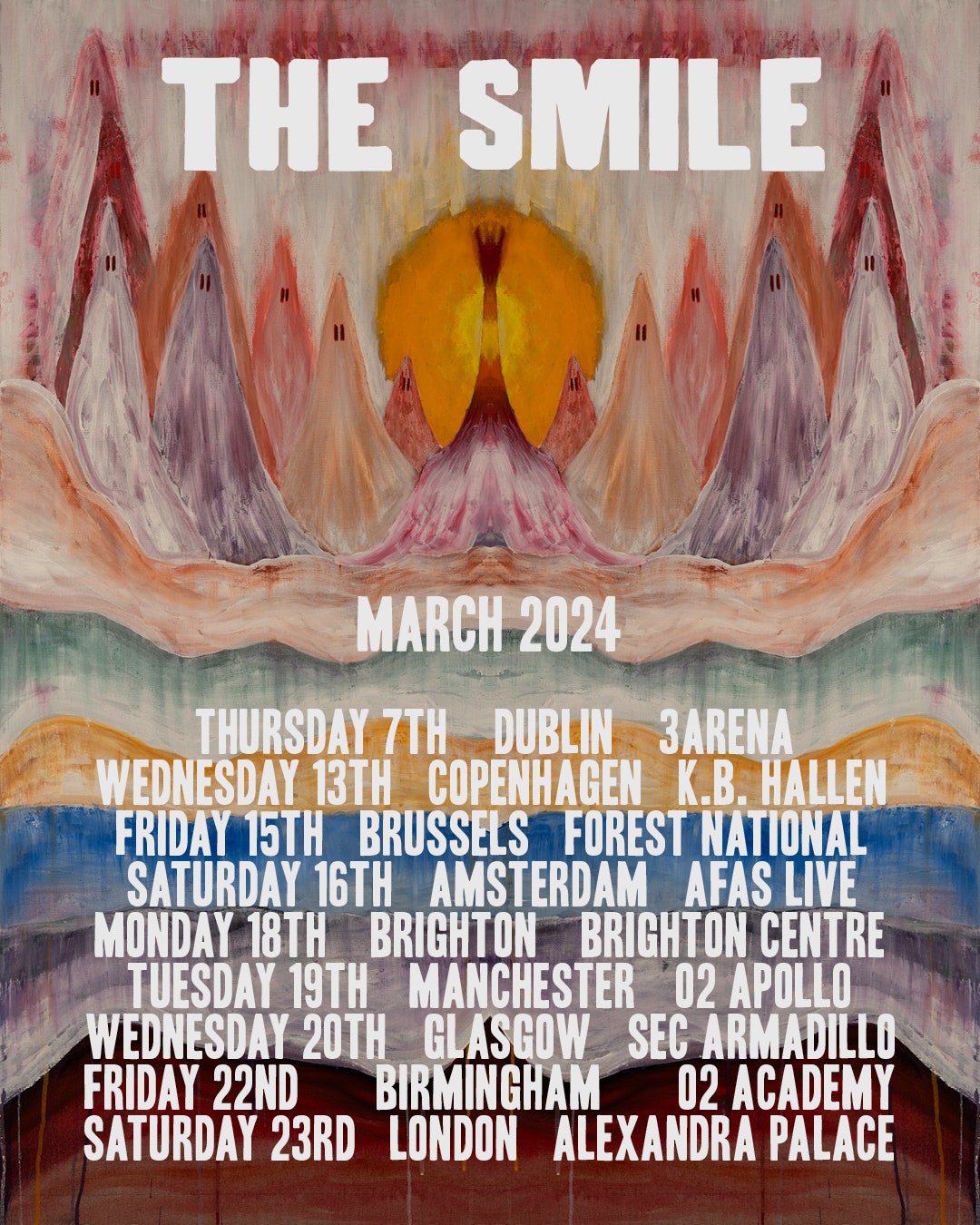 The Smile: March 2024 Tour