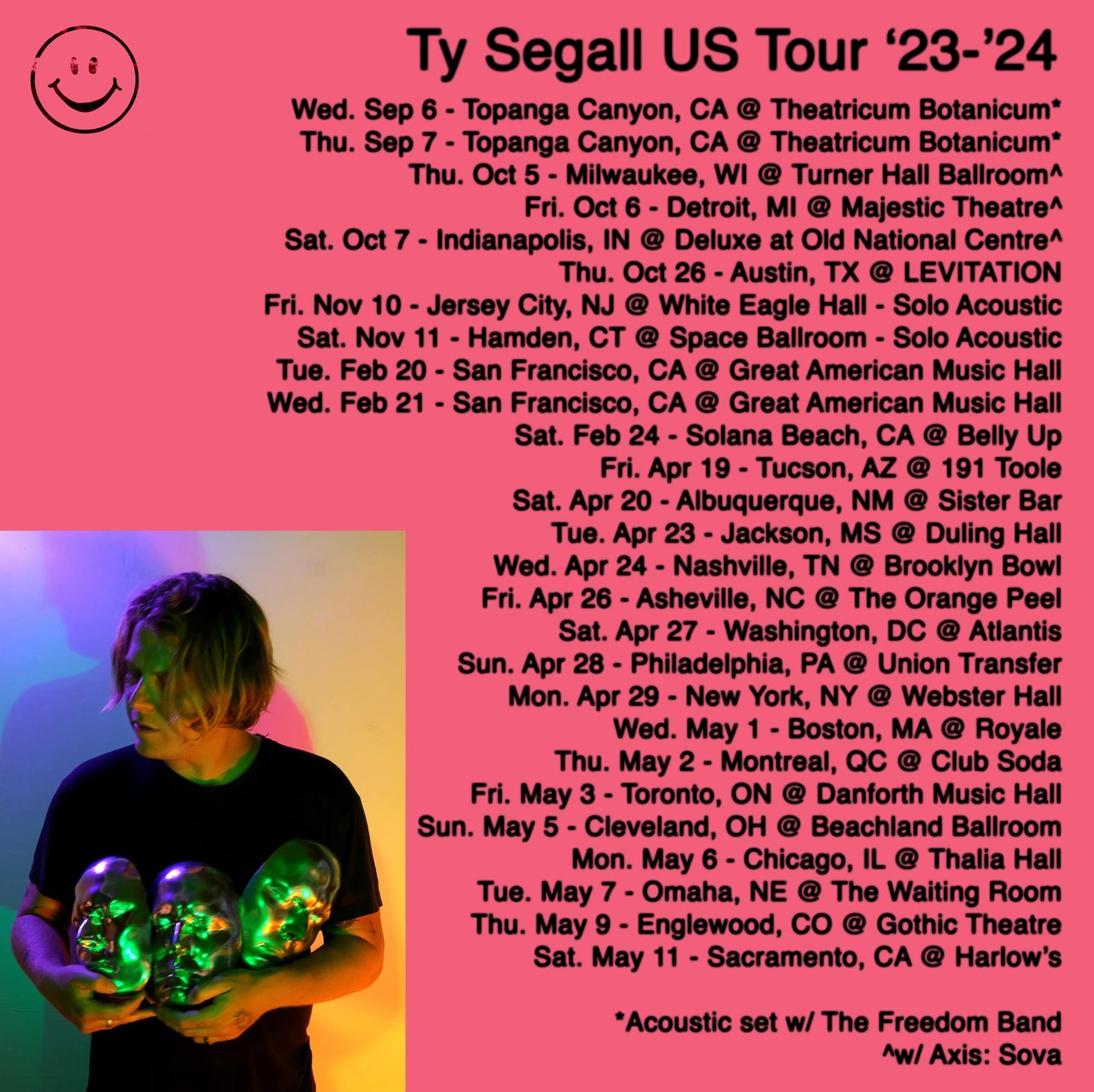 Ty Segall: US Tour ’23-’24